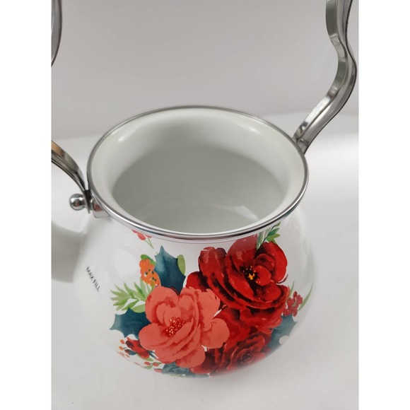 Pioneer Woman - Careful Rose Tea Kettle - Picture 10 of 12